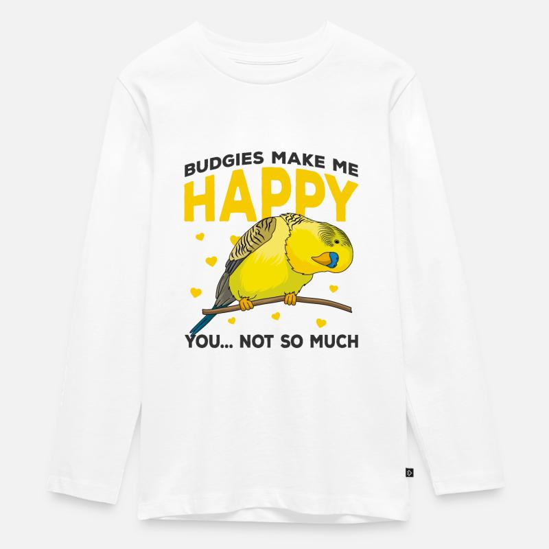 Perruque - T-shirt manches longues Premium Ado - blanc