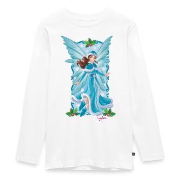 Schleich bayala Eyela Winter - Teenager Premium Bio Langarmshirt - Weiß - Vorne - AI Model Kid Female (0cm)