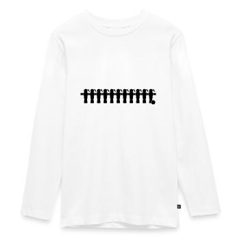 Kicker 11 Football féminin - T-shirt manches longues Premium Ado - blanc - Devant - AI Model Kid Female (0cm)