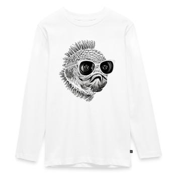 cool sayings birthday present idea - Teenager Premium Organic Long Sleeve Shirt - white - Front - AI Model Kid Female (0cm)