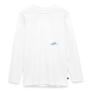 fly fishing - Teenager Premium Organic Long Sleeve Shirt - white - Front - AI Model Kid Female (0cm)