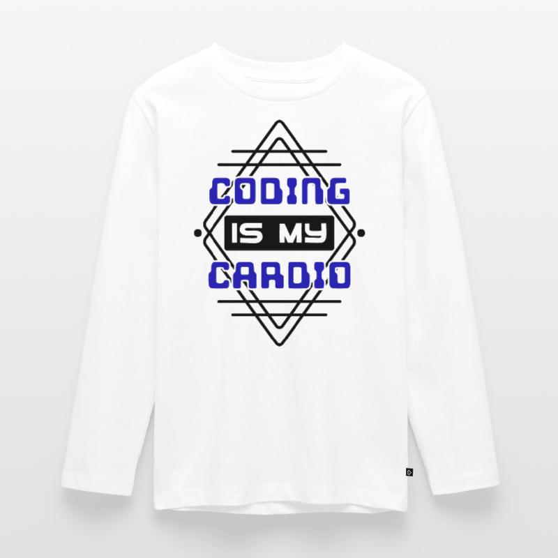 Cooler Spruch Developer Coden Programmierer Code Teenager Premium Bio Langarmshirt