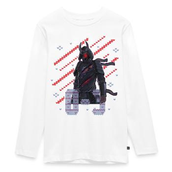 G2 Esports Samurai 0-3 Ugly Christmas Design - Teenager Premium Organic Long Sleeve Shirt - white - Front - AI Model Kid Female (0cm)