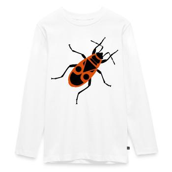 Feuerwanze - Teenager Premium Bio Langarmshirt - Weiß - Vorne - AI Model Kid Female (0cm)