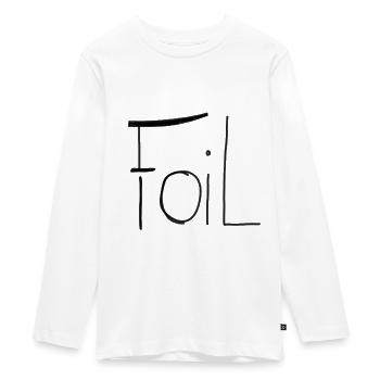 Foil Kiteboard - Teenager Premium Bio Langarmshirt - Weiß - Vorne - AI Model Kid Female (0cm)