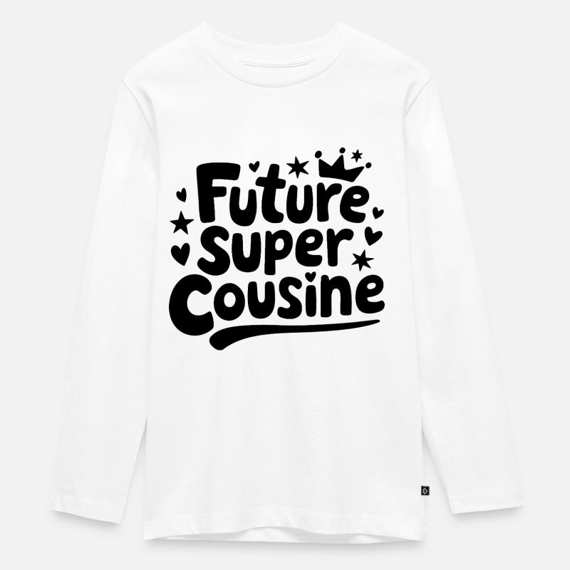 Future Super Cousine Géniale - T-shirt manches longues Premium Ado - blanc