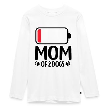 Hunde - Teenager Premium Bio Langarmshirt - Weiß - Vorne - AI Model Kid Female (0cm)