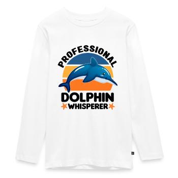 Meeresbiologen - Teenager Premium Bio Langarmshirt - Weiß - Vorne - AI Model Kid Female (0cm)