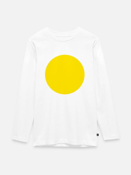 Punkt 06 - Teenager Premium Bio Langarmshirt - Weiß