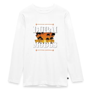 Mode Dubaï - T-shirt manches longues Premium Ado - blanc - Devant - AI Model Kid Female (0cm)