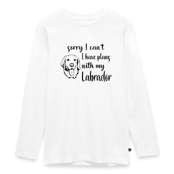Labrador Labbi Amoureux des chiens - T-shirt manches longues Premium Ado - blanc - Devant - AI Model Kid Female (0cm)