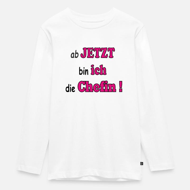 Bébé patron - T-shirt manches longues Premium Ado - blanc