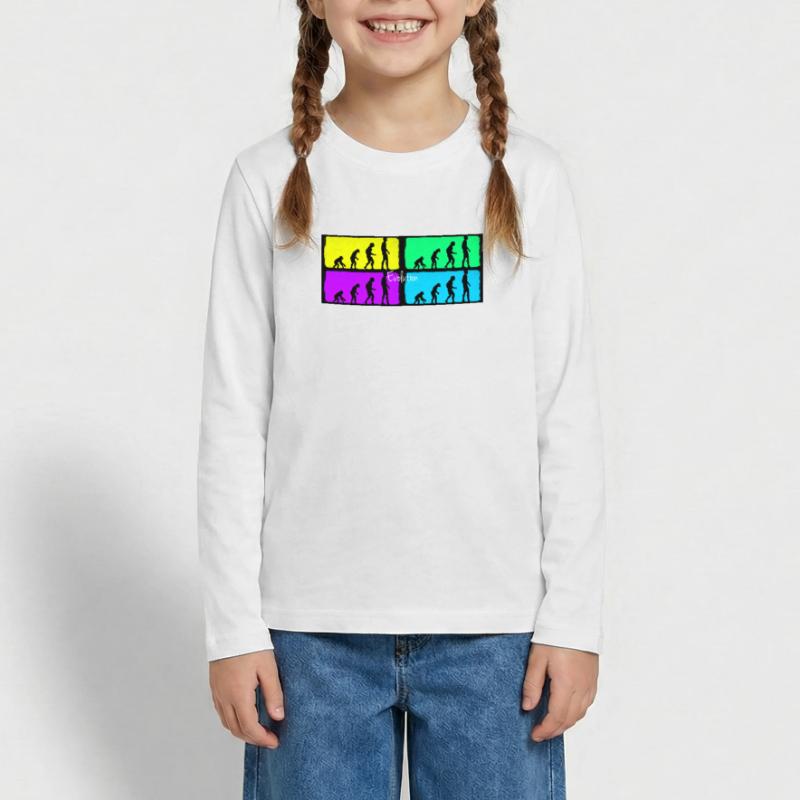 evolution Teenager Premium Organic Long Sleeve Shirt