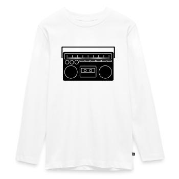 Vintage Radio - T-shirt manches longues Premium Ado - blanc - Devant - AI Model Kid Female (0cm)