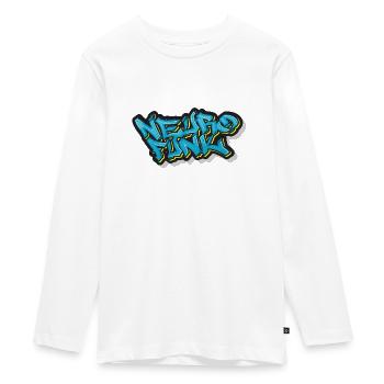 Neuro de rue - T-shirt manches longues Premium Ado - blanc - Devant - AI Model Kid Female (0cm)