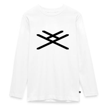 Double croix de sant Andrea sa1 - T-shirt manches longues Premium Ado - blanc - Devant - AI Model Kid Female (0cm)