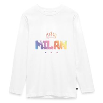 Cerf-volant - T-shirt manches longues Premium Ado - blanc - Devant - AI Model Kid Female (0cm)