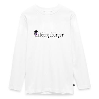 Education Buerger - T-shirt manches longues Premium Ado - blanc - Devant - AI Model Kid Female (0cm)