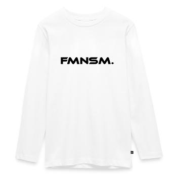 FMNSM feminism - Teenager Premium Organic Long Sleeve Shirt - white - Front - AI Model Kid Female (0cm)