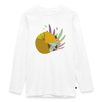 tatou - T-shirt manches longues Premium Ado - blanc - Devant - AI Model Kid Female (0cm)