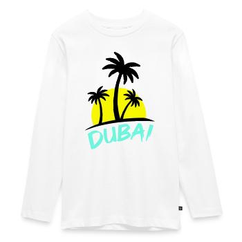Dubaï - T-shirt manches longues Premium Ado - blanc - Devant - AI Model Kid Female (0cm)