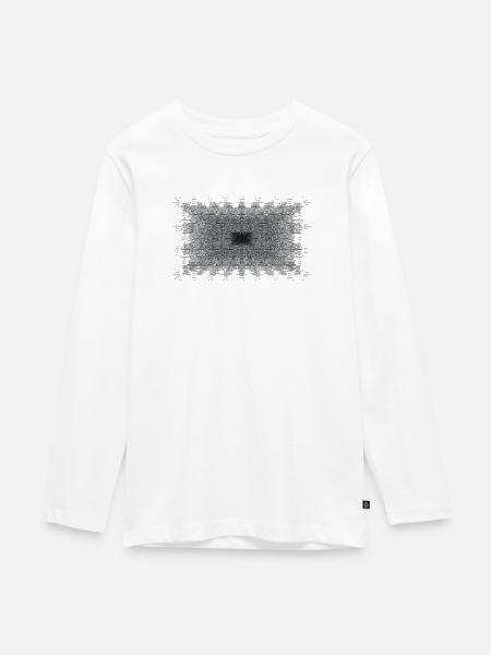 Interconnection WWW - Teenager Premium Bio Langarmshirt - Weiß