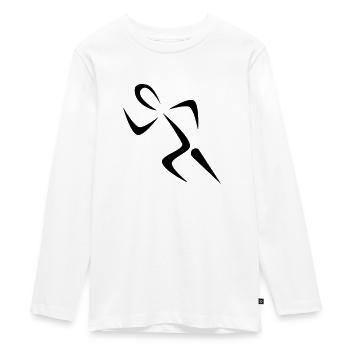 run - T-shirt manches longues Premium Ado - blanc - Devant - AI Model Kid Female (0cm)
