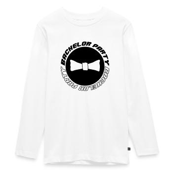 Enterrement de vie de gar - T-shirt manches longues Premium Ado - blanc - Devant - AI Model Kid Female (0cm)