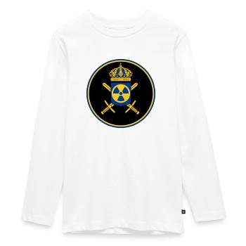 The Swedish Nuclear Weapons Programme - Teenager Premium Organic Long Sleeve Shirt - white - Front - AI Model Kid Female (0cm)