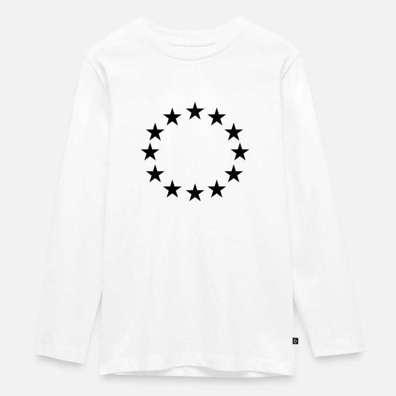 étoile - T-shirt manches longues Premium Ado - blanc