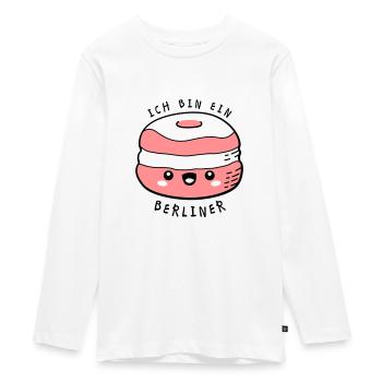 Citations - T-shirt manches longues Premium Ado - blanc - Devant - AI Model Kid Female (0cm)
