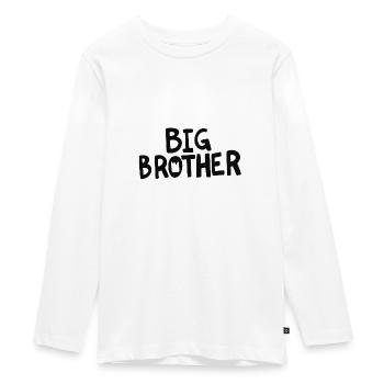 Krone des großen Bruders - Teenager Premium Bio Langarmshirt - Weiß - Vorne - AI Model Kid Female (0cm)