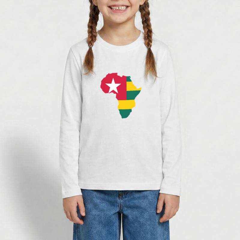 Togo flag Teenager Premium Bio Langarmshirt