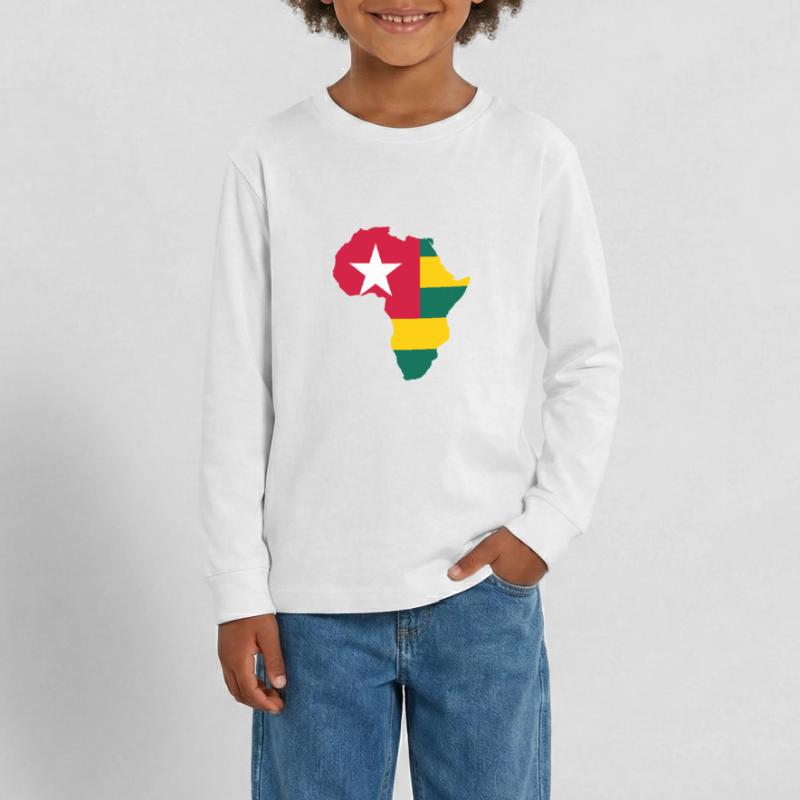 Togo flag Teenager Premium Bio Langarmshirt