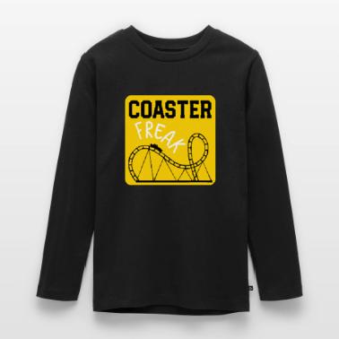 rollercoaster freak Maglia a maniche lunghe ecologica premium per ragazzi