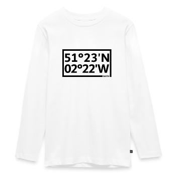 Bath Coordinates - Teenager Premium Organic Long Sleeve Shirt - white - Front - AI Model Kid Female (0cm)