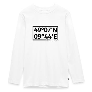 Schwäbisch Hall coordinates - Teenager Premium Organic Long Sleeve Shirt - white - Front - AI Model Kid Female (0cm)