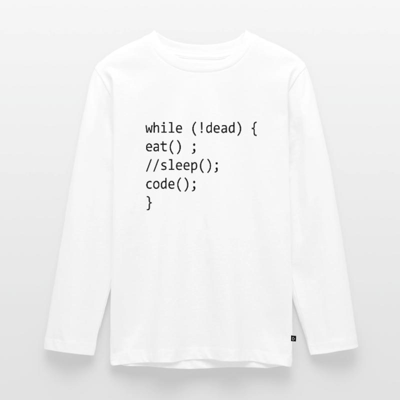 Code Admin Computer Science Nerd Programming Teenager Premium Organic Long Sleeve Shirt