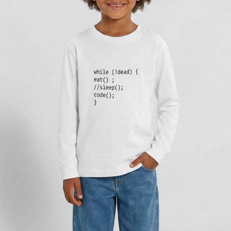 Code Admin Computer Science Nerd Programming Teenager Premium Organic Long Sleeve Shirt