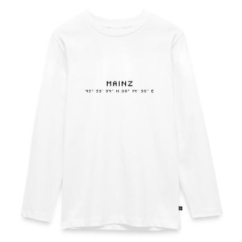 Coordonnées de Mayence - T-shirt manches longues Premium Ado - blanc - Devant - AI Model Kid Female (0cm)