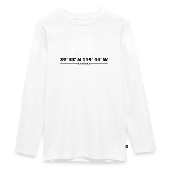 Sparks Coordinates - Teenager Premium Organic Long Sleeve Shirt - white - Front - AI Model Kid Female (0cm)
