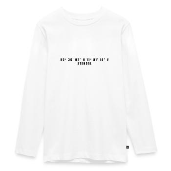 Coordonnées Stendal Saxe-Anhalt - T-shirt manches longues Premium Ado - blanc - Devant - AI Model Kid Female (0cm)
