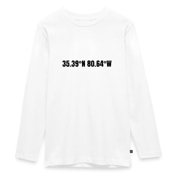 Concord, Caroline du Nord, États-Unis Coordonnées - T-shirt manches longues Premium Ado - blanc - Devant - AI Model Kid Female (0cm)