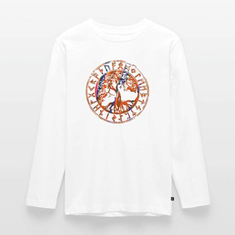 Baum des Lebens ,Lebensbaum,Graffiti,keltisch Teenager Premium Bio Langarmshirt