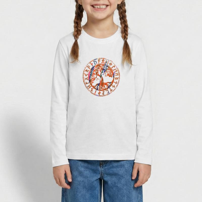 Baum des Lebens ,Lebensbaum,Graffiti,keltisch Teenager Premium Bio Langarmshirt
