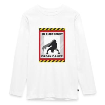 Breakdance - Teenager Premium Bio Langarmshirt - Weiß - Vorne - AI Model Kid Female (0cm)