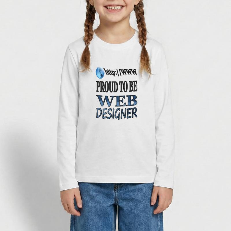 I'm a web designer, internet, web developer Teenager Premium Organic Long Sleeve Shirt