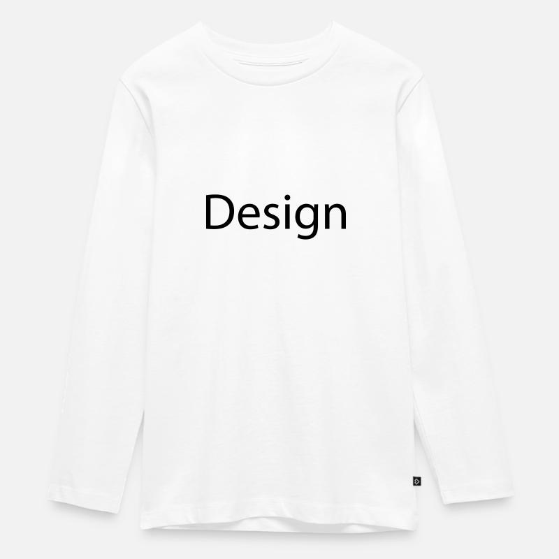 conception - T-shirt manches longues Premium Ado - blanc