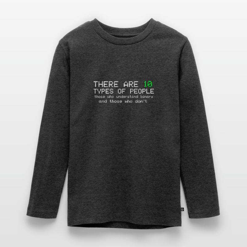 Binär Code - Computer Programmierer Informatik Teenager Premium Bio Langarmshirt