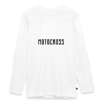 Motocross - Teenager Premium Bio Langarmshirt - Weiß - Vorne - AI Model Kid Female (0cm)
